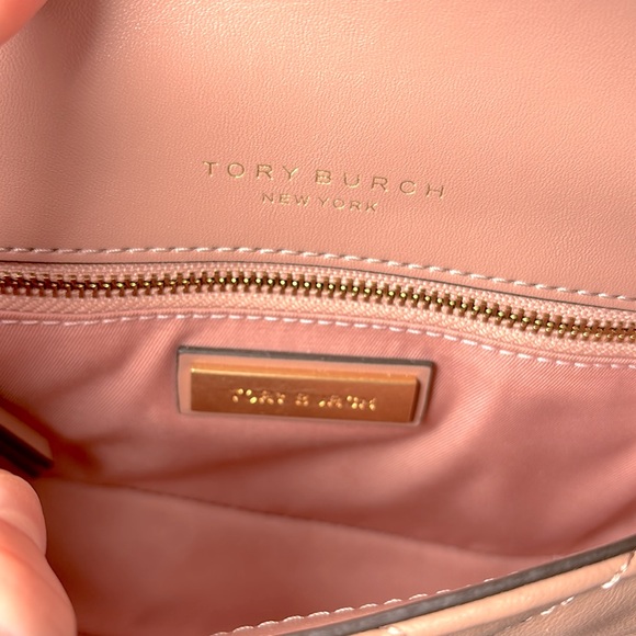 Tory Burch Belt Bag Blush Pink Leather Gold Tone Hardware - Picture 7 of 7